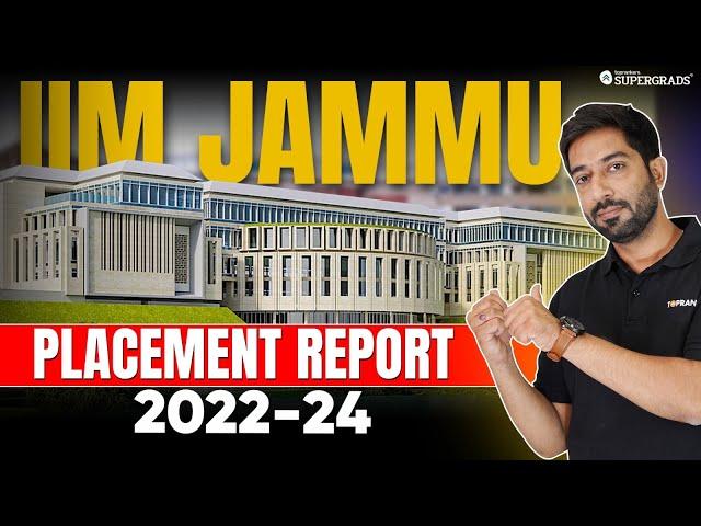 IIM Jammu Placement Report 2022-24| MBA Placement in 2024 | IIM Placements & Packages