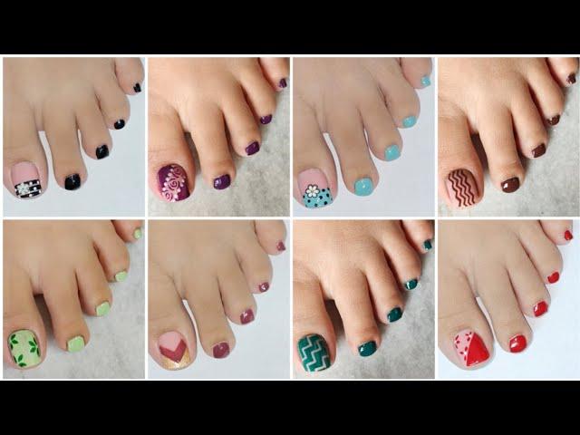 Most beautiful toe nail designs compilation | DIY nail art for beginners | Nail Delights 