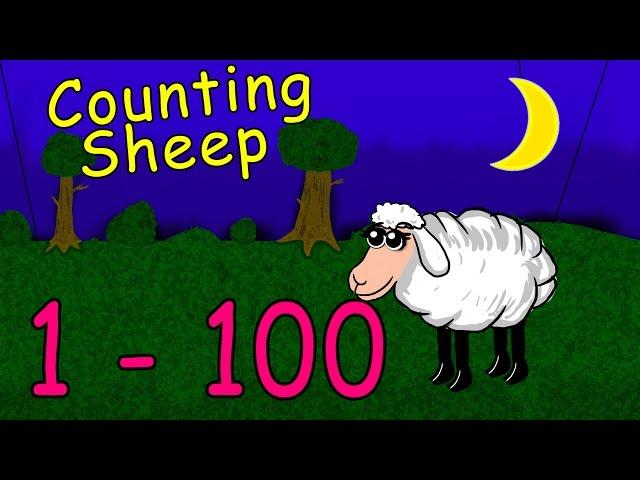 Counting Sheeps - Learn the numbers from 1 -100 in German - fast and easy