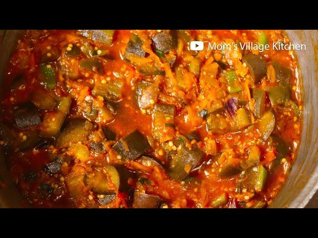 How To Cook Egg Plants - Biringanya Stew - Ugandan Food - Mom's Village Kitchen - African Food