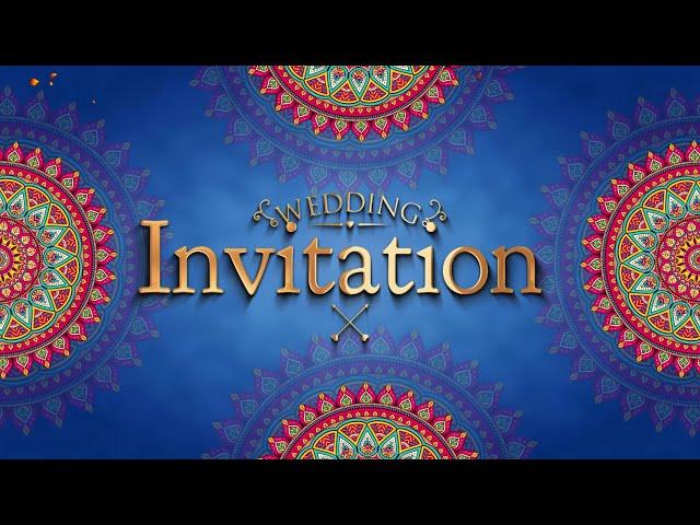 Free wedding invitation background without text video/Free green screen templates