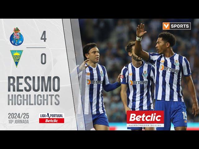 Resumo: FC Porto 4-0 Estoril (Liga 24/25 #10)