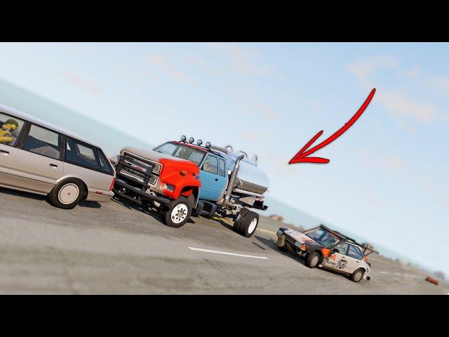 BeamNG Drive - Cars vs RoadRage #33