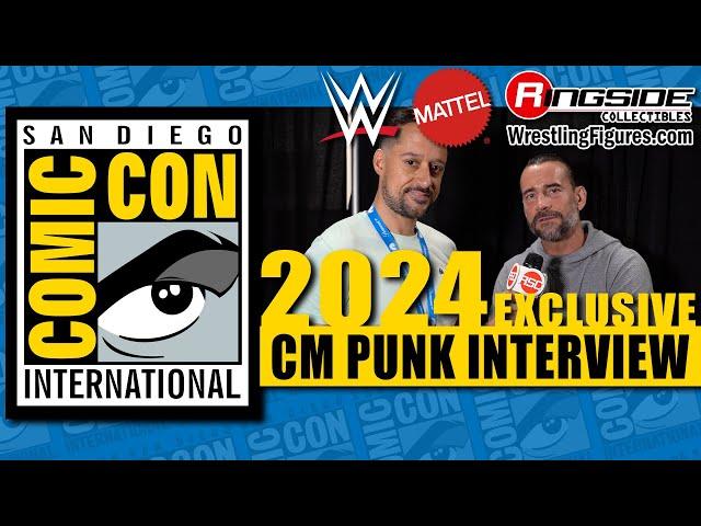 CM PUNK Interview w/ Ringside Collectibles - Mattel WWE San Diego Comic-Con 2024 SDCC