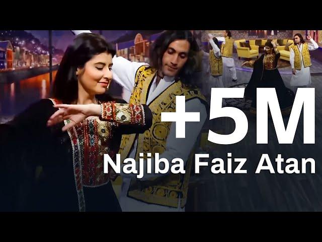 Najiba Faiz Beautiful Atan / اتن زیبا و دیدنی نجیبه فیض با تیم اتن