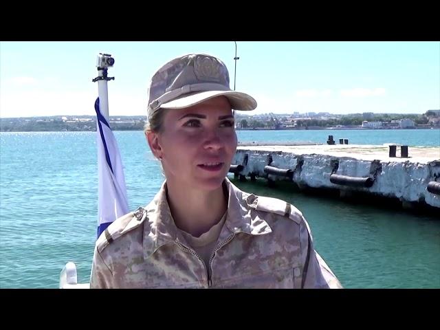 Russian Navy's first all-female crew on patrol