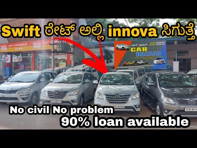 Swift ರೇಟ್ ಅಲ್ಲಿ innova ಸಿಗುತ್ತೆ.. CIBIL ಇಲ್ಲ ಅಂದ್ರು ಲೋನ್ ಮಾಡಿಕೊಡ್ತರೆ...