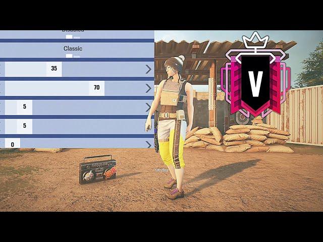 THE #1 BEST *CONTROLLER* +NO RECOIL SETTINGS & SENSITIVITY (PS5/ XBOX) - Rainbow Six Siege