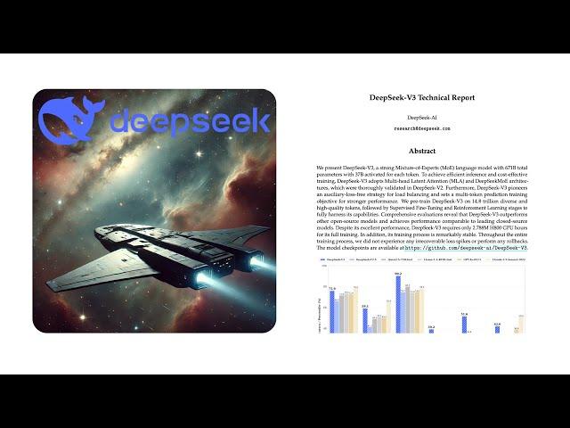 DeepSeek-V3 Technical Report Walkthrough