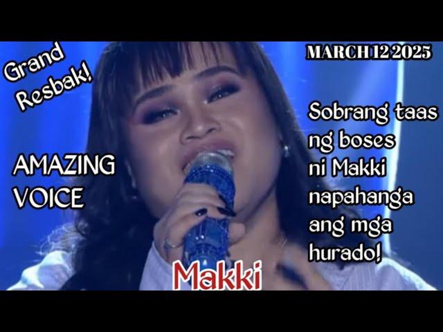 MARCH 12 2025 | MAKKI | AMAZING VOICE | TAWAG NG TANGHALAN | SHOWTIME