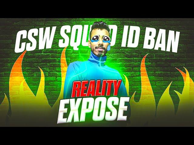 CSW ALL PLAYERS ID BAN ⁉️ REALITY EXPOSED  @NonstopGaming_ @classyfreefire