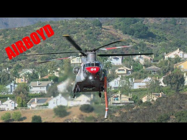 BFS Chinook CH-47D "Anne Bonny" • Dove Canyon Reservoir • Airport Fire Response