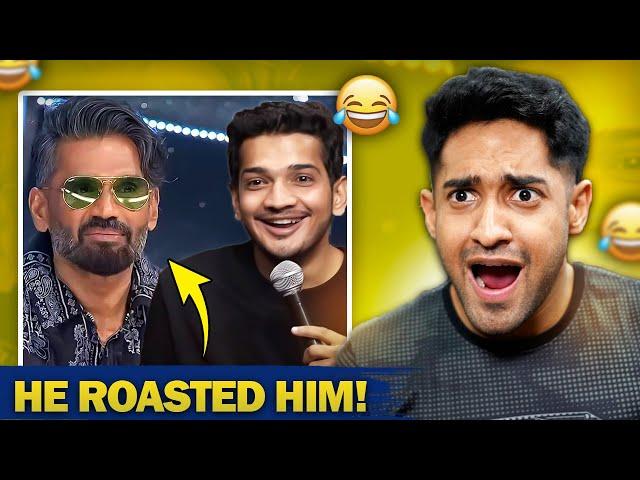 Munawar faruqui Roasted Sunil Shetty! (FUNNY MEMES)