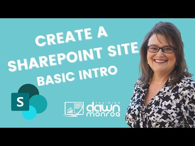 Create a Microsoft SharePoint Site Basic Intro