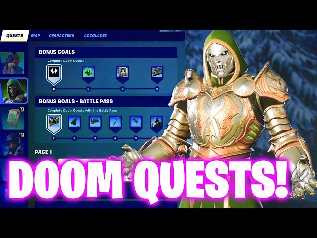 How To Get Dr Doom in Fortnite - Complete Doom Quest Full guide