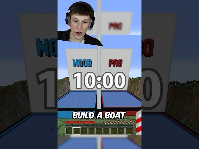 Noob vs Pro Build Battle! (Boat)