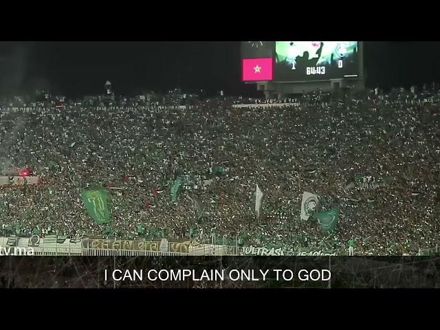 Raja Casablanca ultras protest corruption against the country