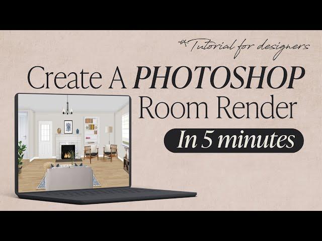 Setting up a room render in Photoshop [tutorial]