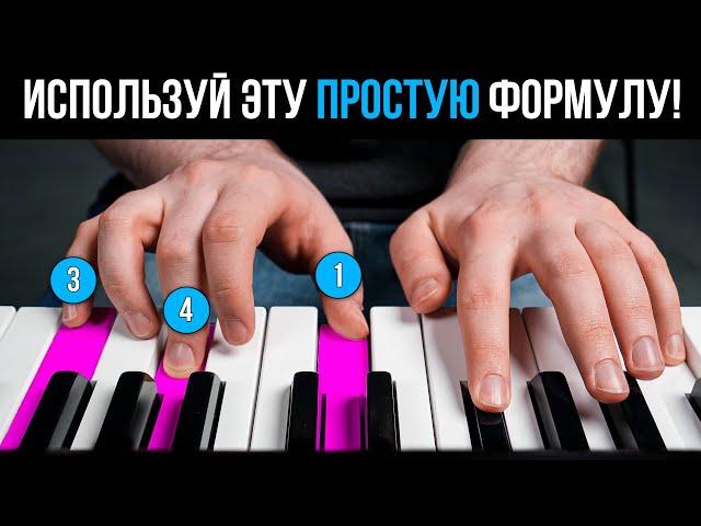 За 10 МИНУТ ты научишься ИГРАТЬ ПО АККОРДАМ любую песню! Фортепиано для новичков