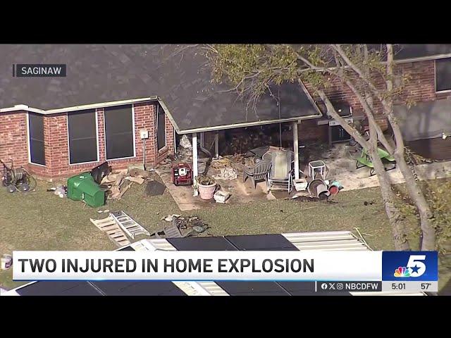 Two injured in home explosion in Saginaw | NBCDFW