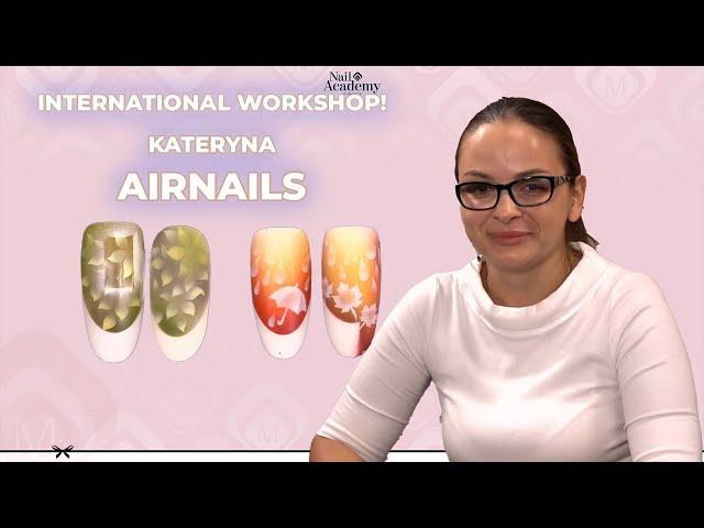 Learn Airbrush Techniques with Kateryna in 60 Minutes! (nail talk live)