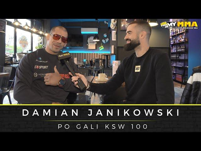 DAMIAN JANIKOWSKI | KSW 100 | Przegrana z Kuberskim | Bonus za walkę wieczoru | Pawlak czy Kuberski?