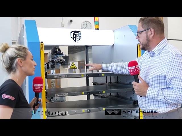 Tezmaksan's CUBEBOX - Automation Cell at Whitehouse Machine Tools in the UK #ukmanufacturing
