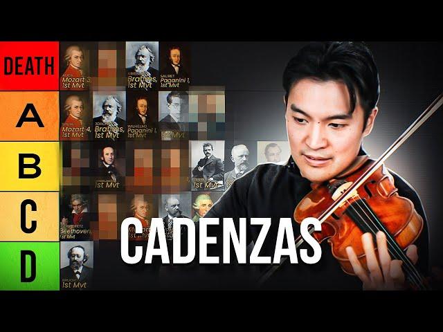 Ranking the BEST Cadenzas from Violin Concertos   [Difficulty Tier List]