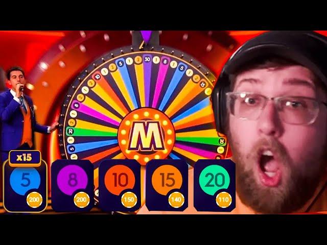 HUGE BETS ON MEGA WHEEL LIVE GAME SHOW!