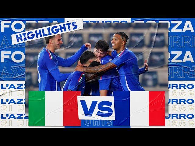 Highlights: Italia-Francia 2-2 | Under 21 | Amichevole