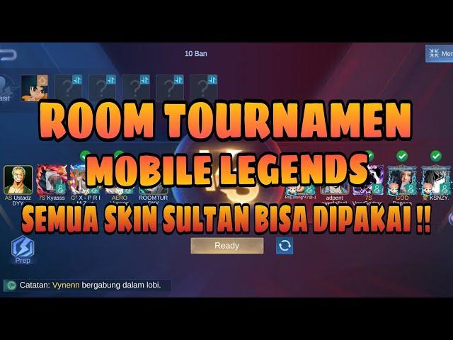 room turnamen mobile legends || cara main di room turnamen mobile legends 2024 ⁉️