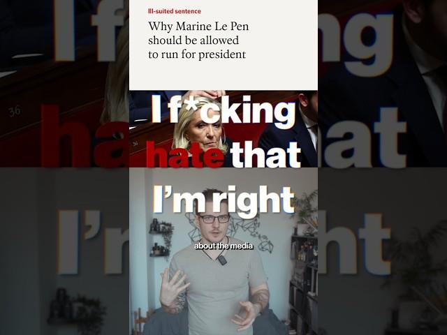 The Economist doesn't want Marine Le Pen held politically accountable for corruption