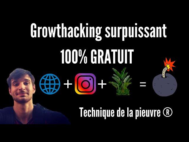  GROWTHACKING GRATUIT INSTAGRAM : la méthode de la pieuvre (+cadeau)