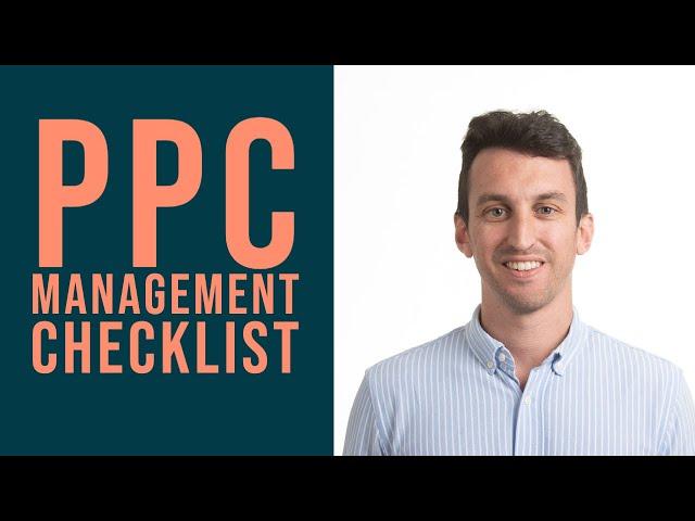 PPC Management Checklist