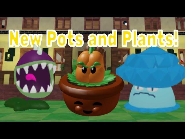 Chomper, Ice Shroom, New XP system, and pots! (PvZ Home Defenders)