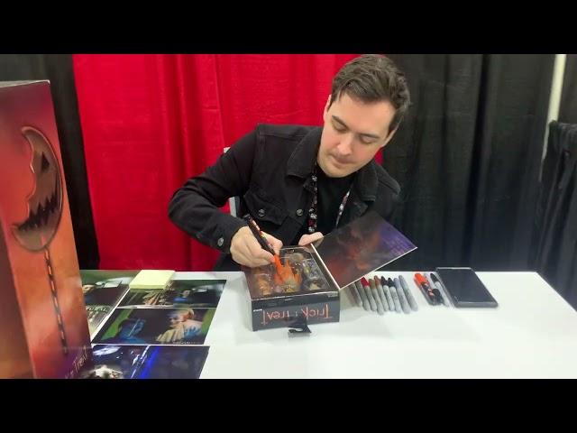 Quinn Lord signing for me at Silver Scream Con  in Worcester, MA on 9/13/2024.