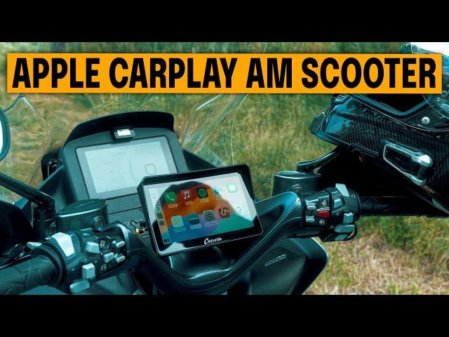 Apple CarPlay and Android Auto for scooters with the Carpuride W702