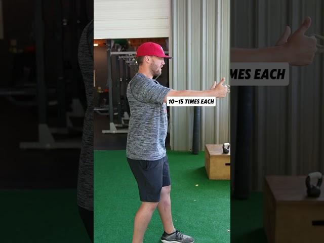  Do THIS BEFORE Throwing! #baseball #warmup #physicaltherapy #viralshort #shorts