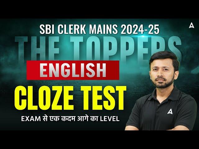 SBI Clerk Mains 2024-25 | English Cloze Test | English By Parth Krishan