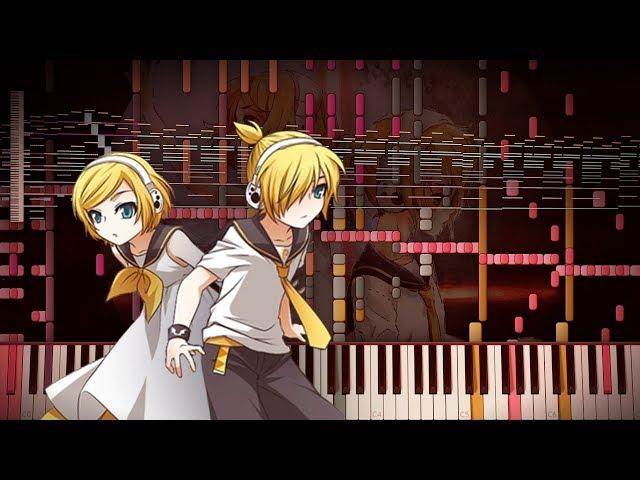 Synthesia: Vocaloid - AntiChlorobenzene / アンチクロロベンゼン | Kagamine Rin | 15,000+ Notes | Black MIDI