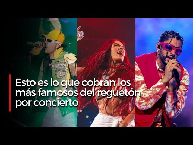 Esto es lo que cobran los más famosos del reguetón por concierto