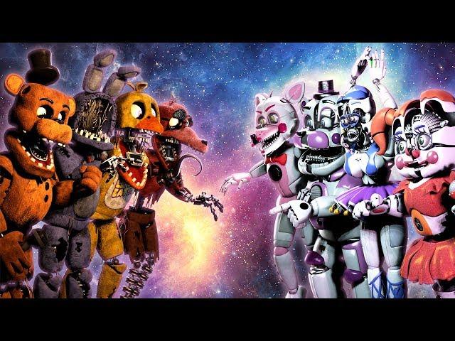 [SFM FNAF] Withered vs Funtime