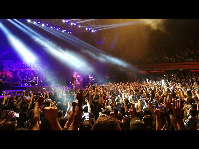 Rhapsody - Emerald Sword.  20th anniversary farewell tour Chile 2018.