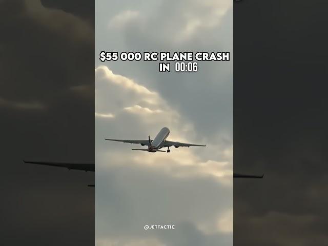 $50000 RC PLANE CRASH #rcplane #planecrash #aviation