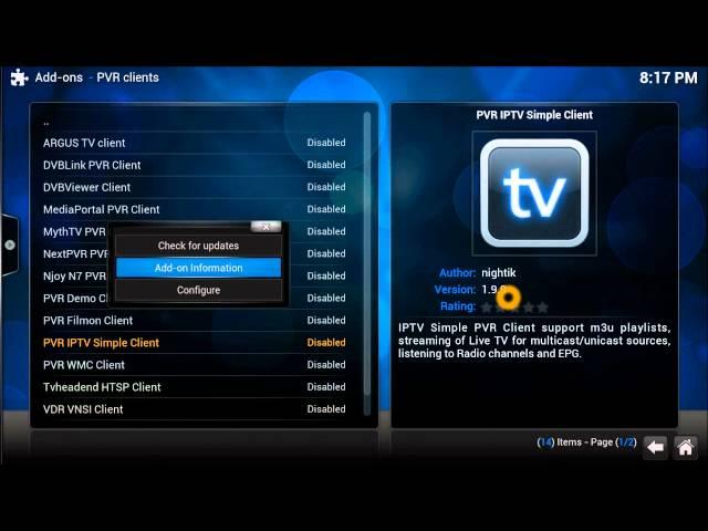 Brand New PVR IPTV SImple Client link  for XBMC KODI 2015 ( Feb 2015 Link)