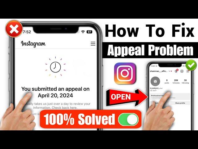 How To Fix You Submitted An Appeal Instagram 2024 | You Submitted An Appeal Instagram Problem Solve