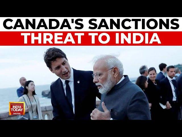 Canada Threatens Sanctions Against India Amid Diplomatic Tensions | India Canada Row