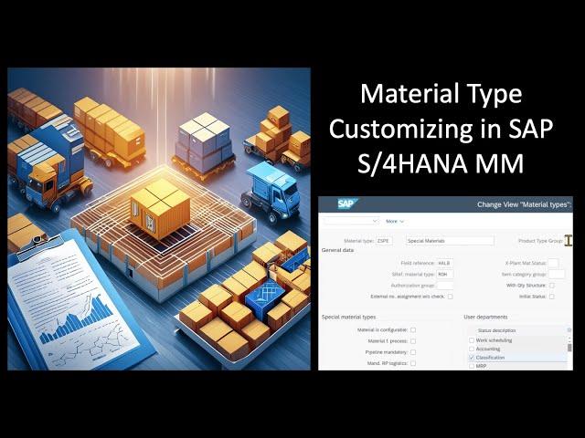 Material Type Customising Tutorial in SAP S/4HANA