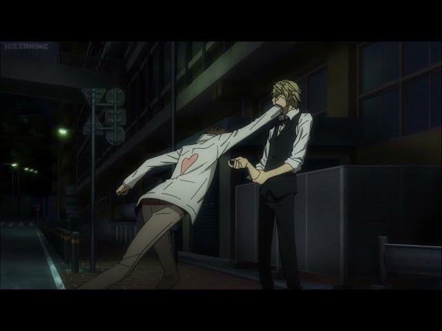 Durarara!! X2 - Shizuo Heiwajima vs Chikage Rokujo