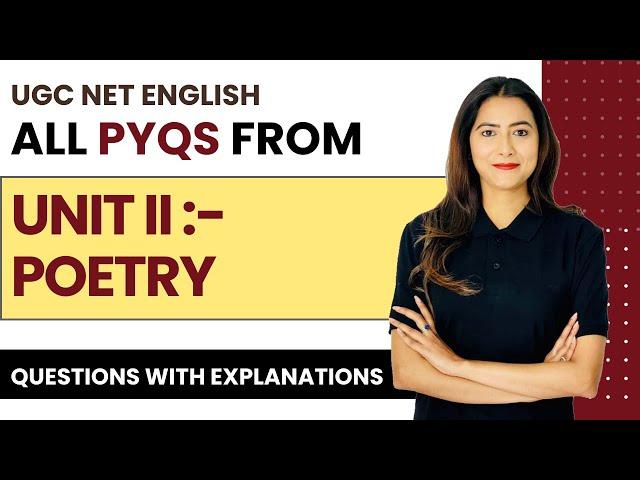 Most Important PYQ Revision Series || NTA UGC NET English Literature - Sunaina Jethani